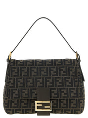 Fendi Brown Polyester Shoulder Bag