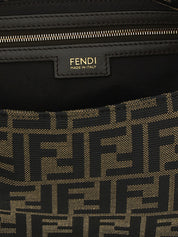 Fendi Brown Polyester Shoulder Bag