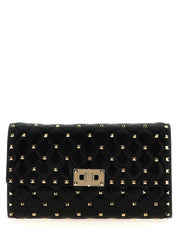 Valentino Garavani Black Lamb Leather Shoulder Bag
