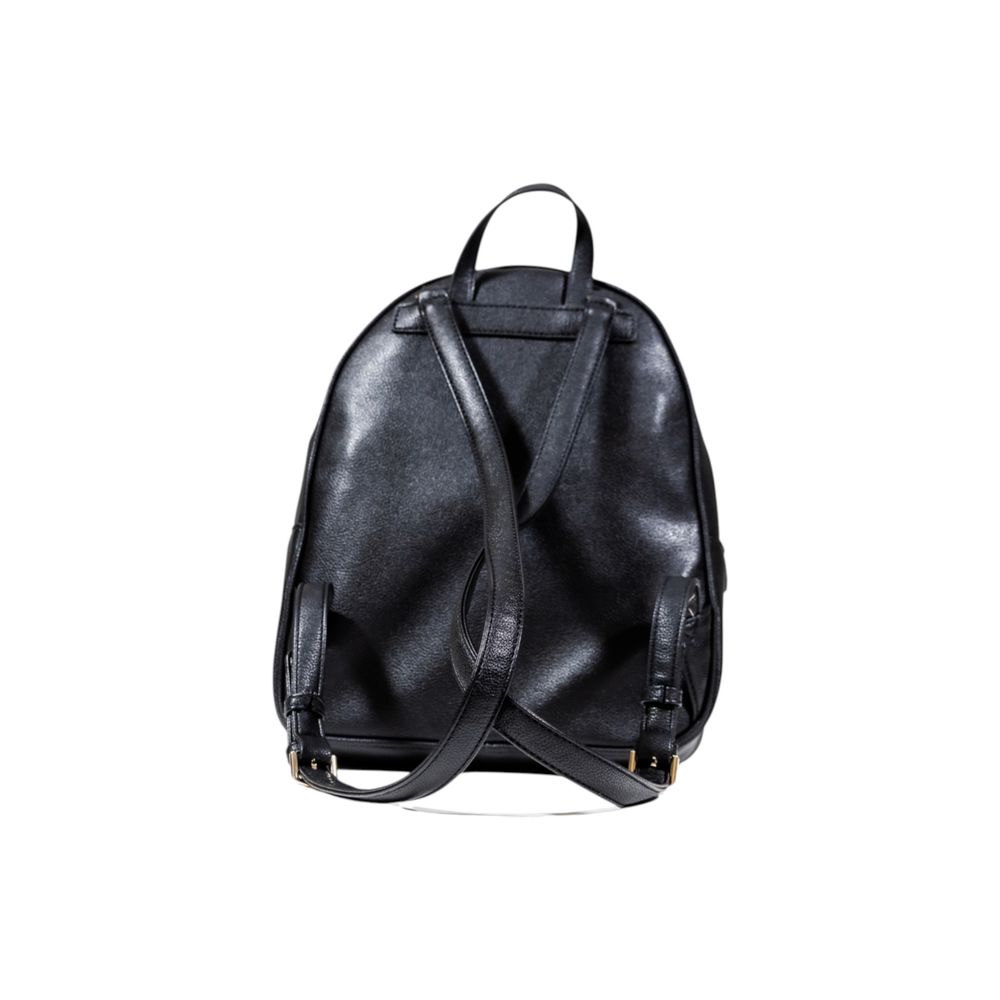 Guess Black Polyurethane Backpacks