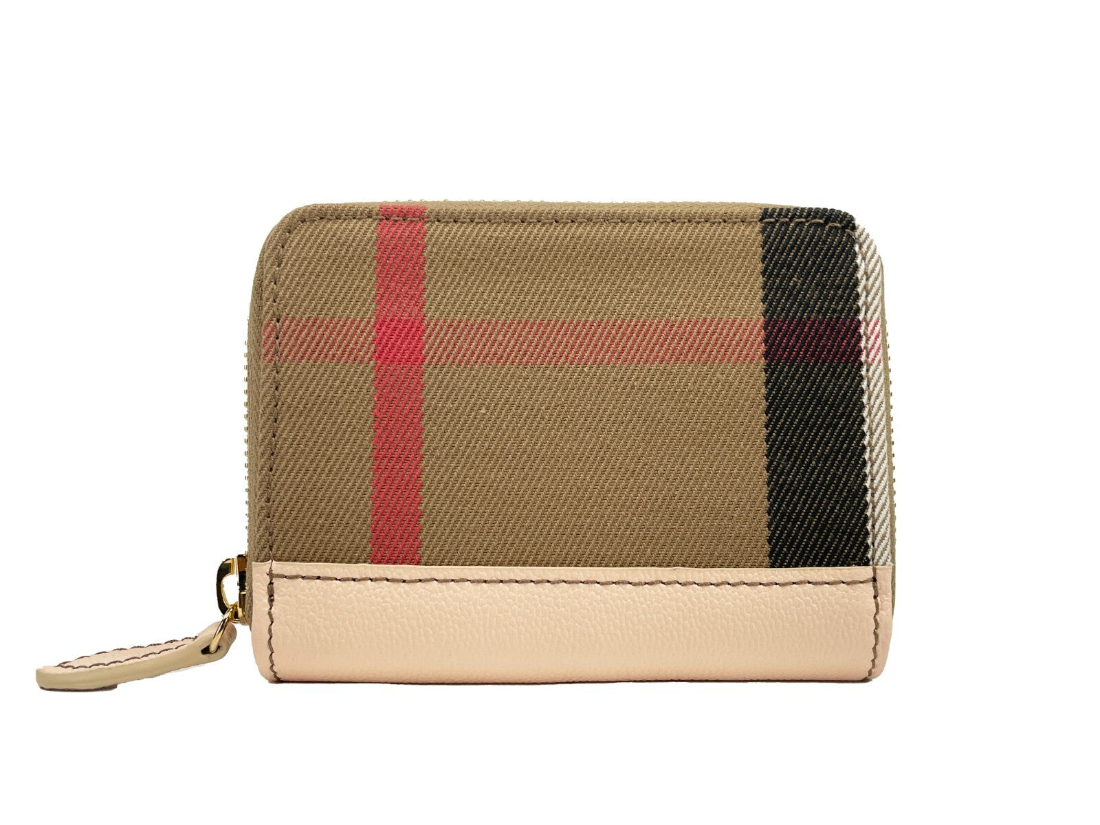 Burberry Canvas and Leather Coin Wallet