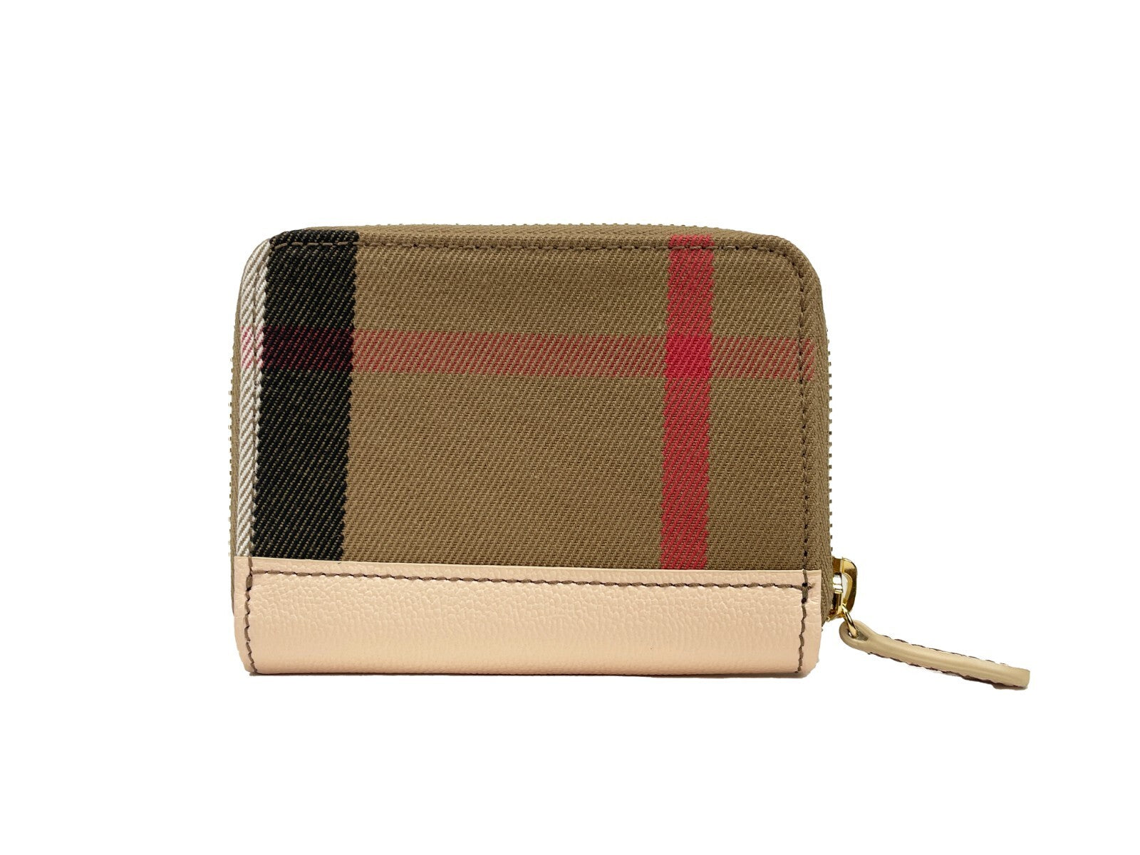 Burberry Canvas and Leather Coin Wallet