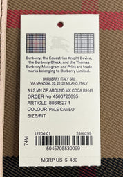 Burberry Canvas and Leather Coin Wallet