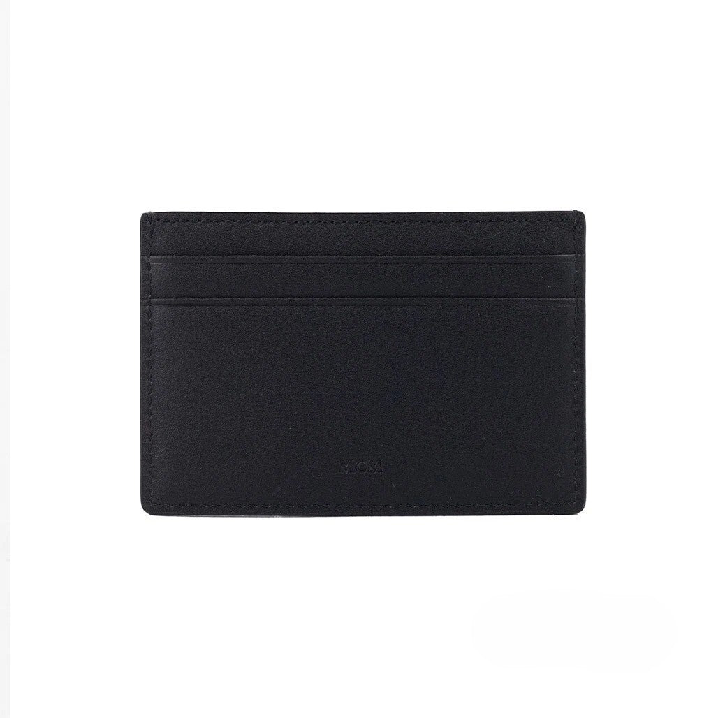 MCM Red Multi Leather Card Cases