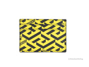 Versace Multicolor Coated Canvas Card Cases