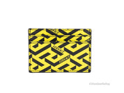 Versace Multicolor Coated Canvas Card Cases