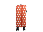 Michael Kors Red Clay PVC Rolling Suitcase