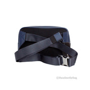 Michael Kors Navy Blue Smooth Leather Belt Bag