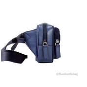 Michael Kors Navy Blue Smooth Leather Belt Bag