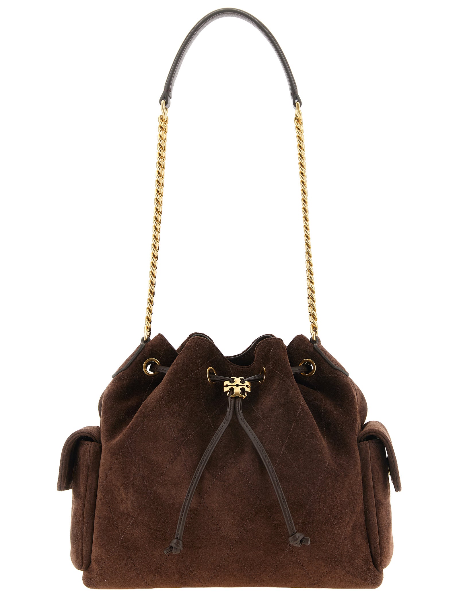 Tory Burch Brown Calfskin Shoulder Bag