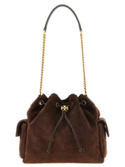 Tory Burch Brown Calfskin Shoulder Bag