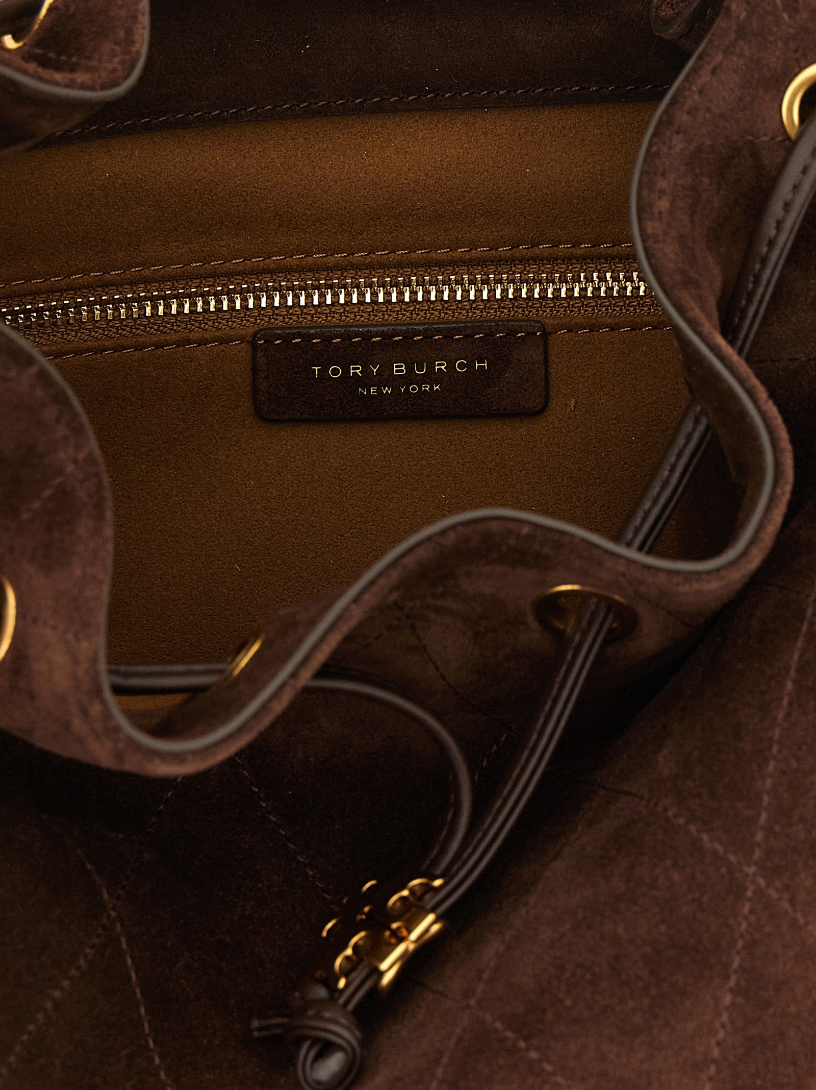Tory Burch Brown Calfskin Shoulder Bag