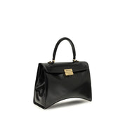 Balenciaga Black Calfskin Medium Hourglass Avenue Shoulder Bag