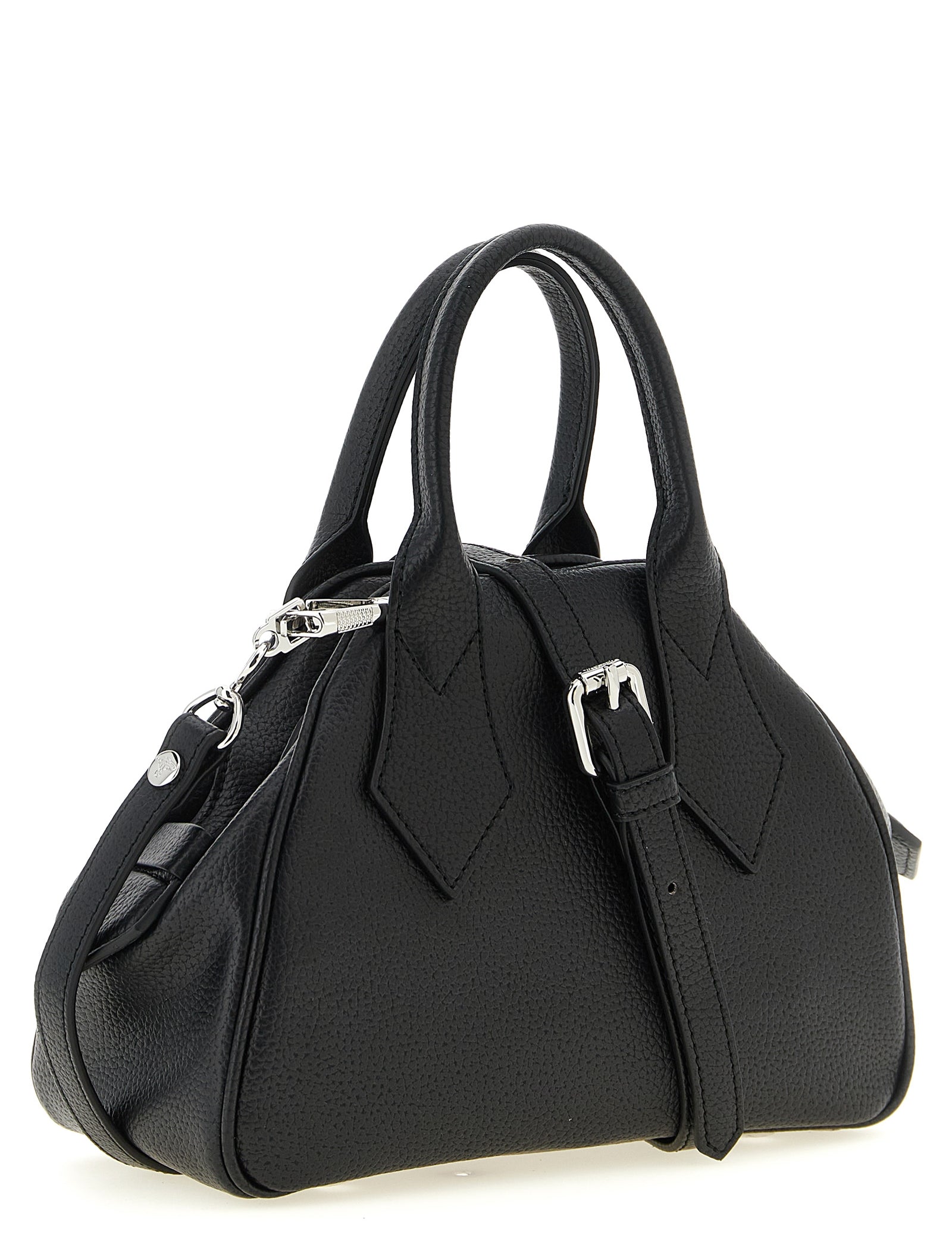 Vivienne Westwood Black Polyurethane Handbag