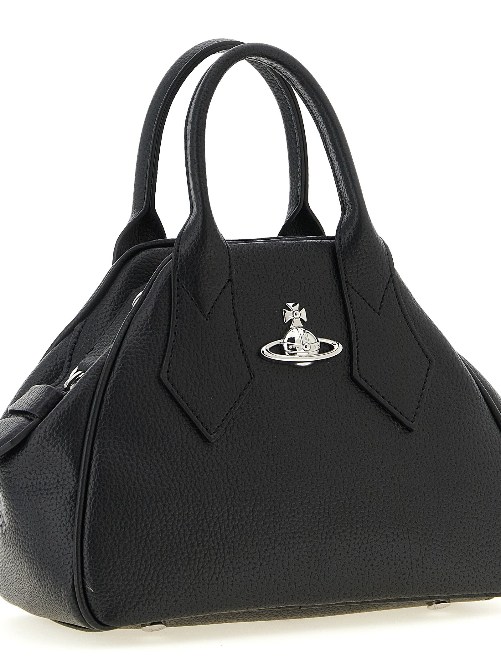 Vivienne Westwood Black Polyurethane Handbag