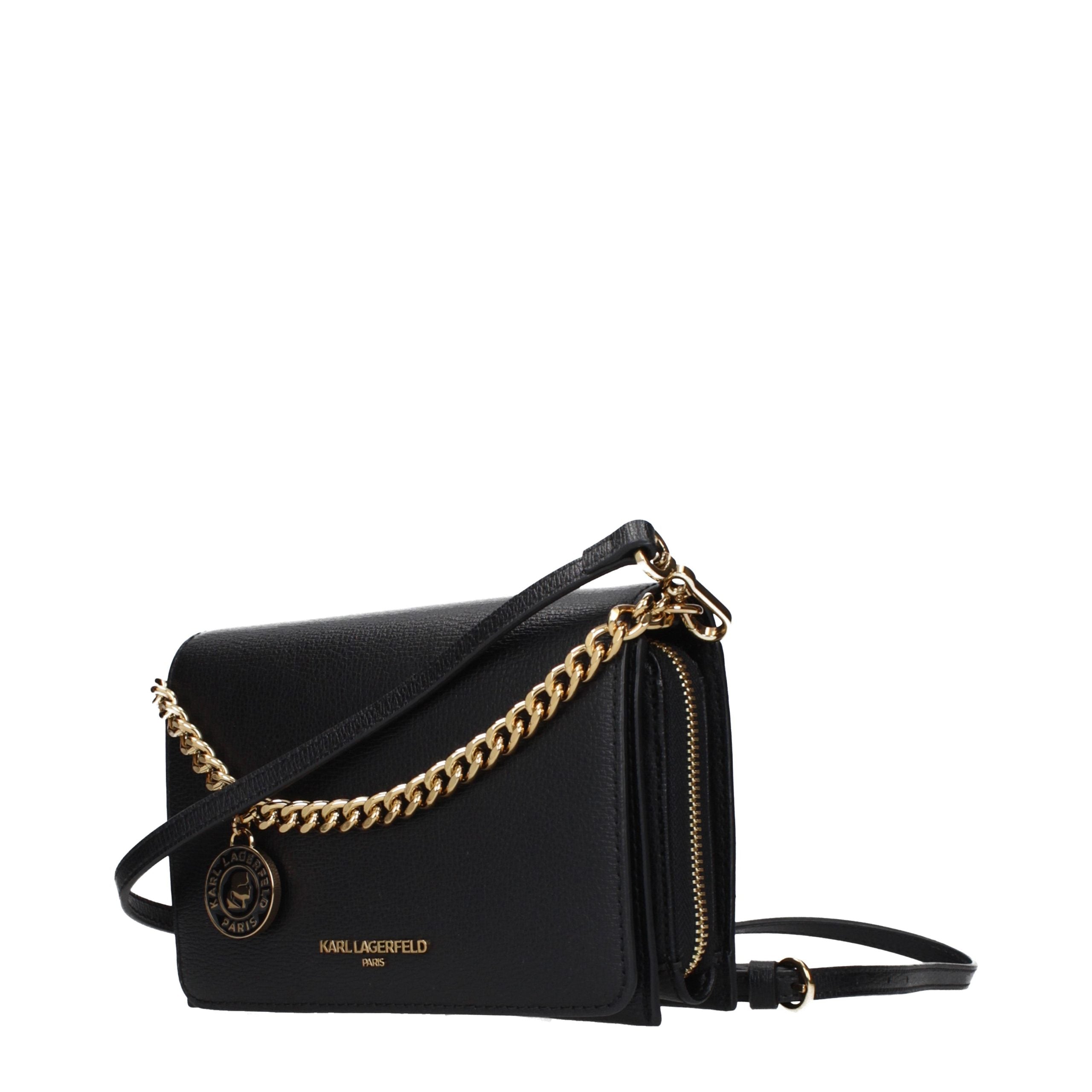 Karl Lagerfeld Black Polyurethane Handbag
