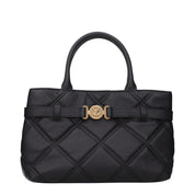 Versace Black Leather Handbags