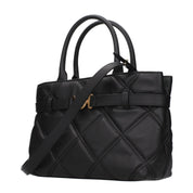 Versace Black Leather Handbags