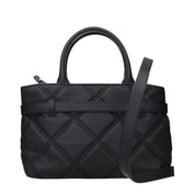 Versace Black Leather Handbags