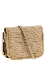 PINKO Beige Goat Leather Shoulder Bag