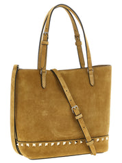 Valentino Garavani Beige Calfskin Tote Bag