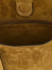Valentino Garavani Beige Calfskin Tote Bag