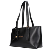 Versace Black Leather Shoulder Bag