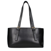 Versace Black Leather Shoulder Bag