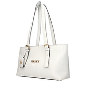 Versace White Leather Shoulder Bags