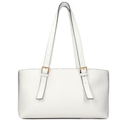 Versace White Leather Shoulder Bags