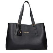 Versace Black Leather Shoulder Bag