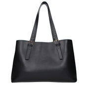 Versace Black Leather Shoulder Bag