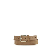 Brunello Cucinelli Beige Calfskin Belt