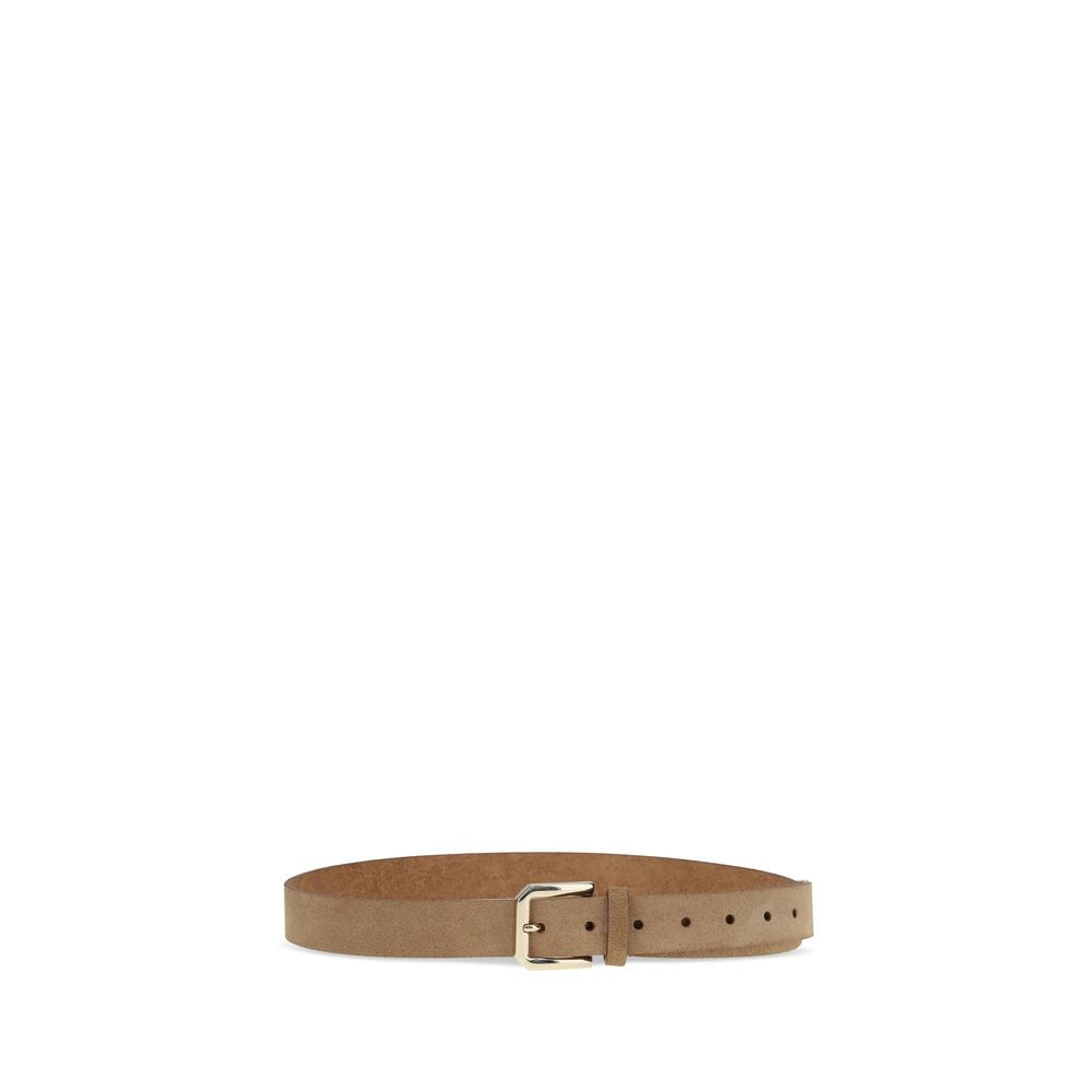 Brunello Cucinelli Beige Calfskin Belt