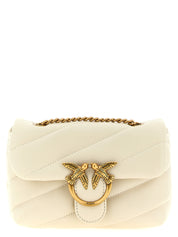 PINKO White Sheepskin Crossbody Bags