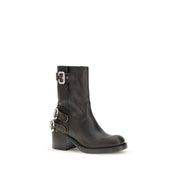 Chloé Black Calfskin Dakota Ankle Boots