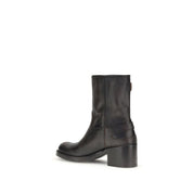 Chloé Black Calfskin Dakota Ankle Boots