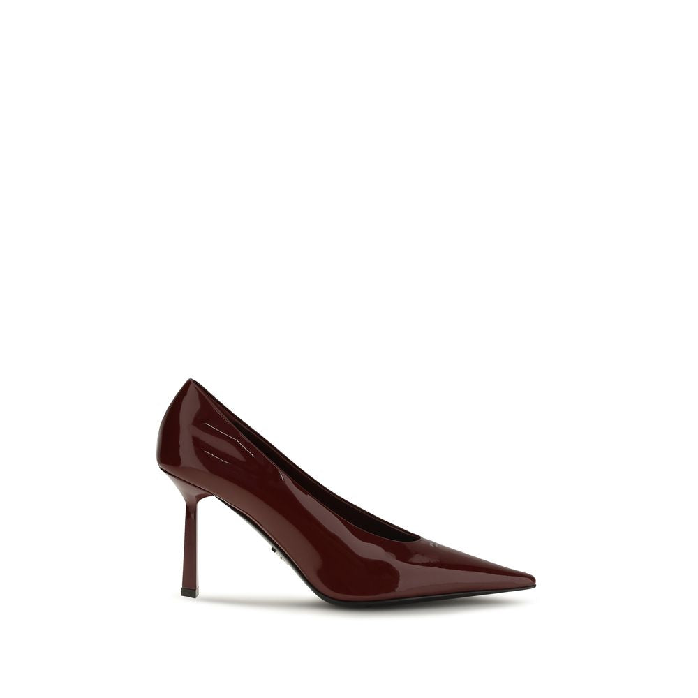 Prada Bordeaux Goatskin Pumps