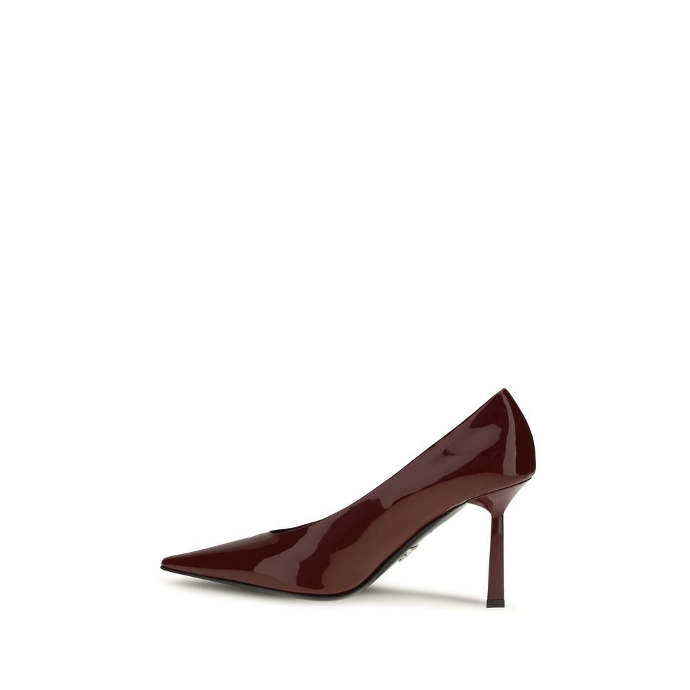 Prada Bordeaux Goatskin Pumps