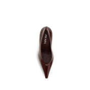Prada Bordeaux Goatskin Pumps
