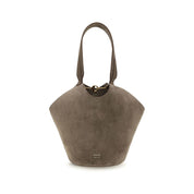 Khaite Brown Suede Handbags