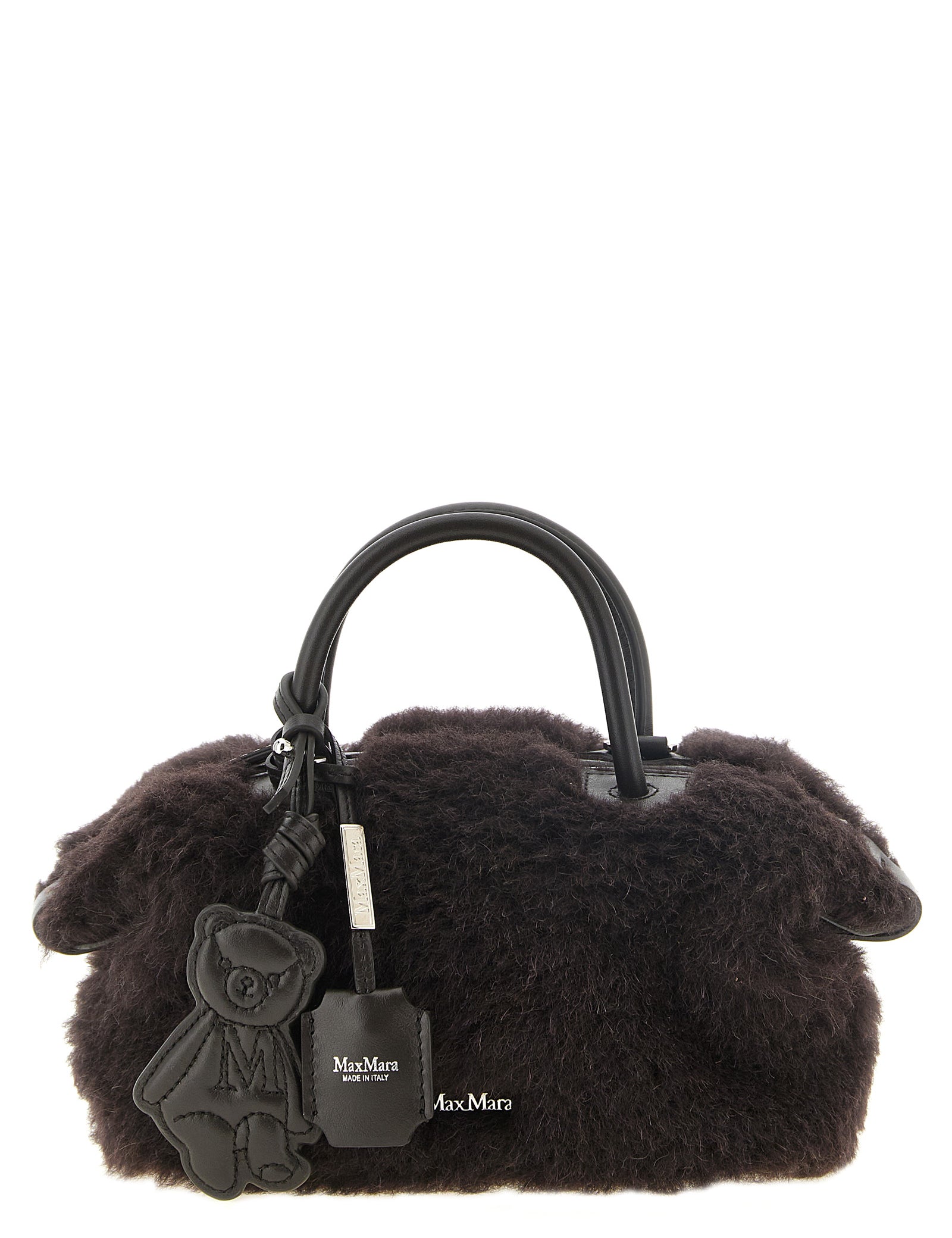 Max Mara Brown Camel Silk Handbag