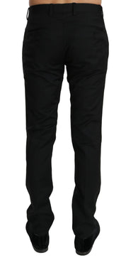 Black Dress Formal Trouser Mens Wool Pants
