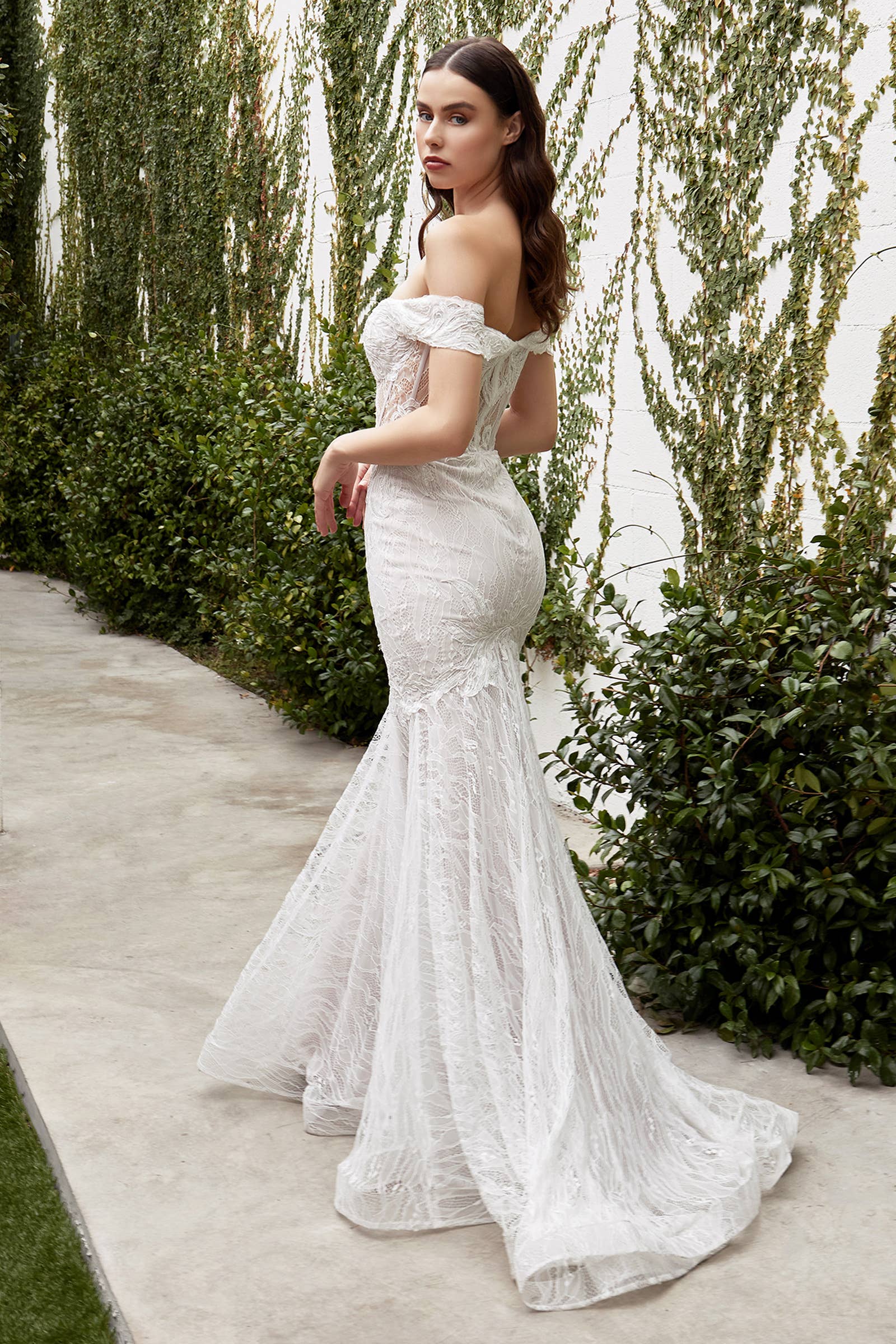 Jolie Gown Off Shoulder Lace Bridal Mermaid
