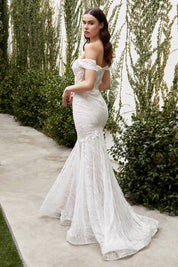 Jolie Gown Off Shoulder Lace Bridal Mermaid