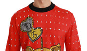 Red Crystal Pig of the Year Sweater