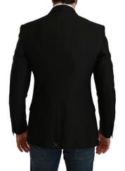 Black Slim Fit Coat Jacket MARTINI Blazer