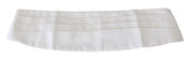 White Men Waist Belt Cotton Cummerbund