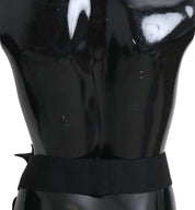 Black Crystal Brooch Wide Wai SATORIA Belt