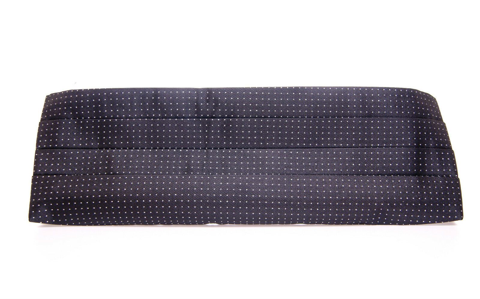 Svart midjeband/cummerbund till smoking.